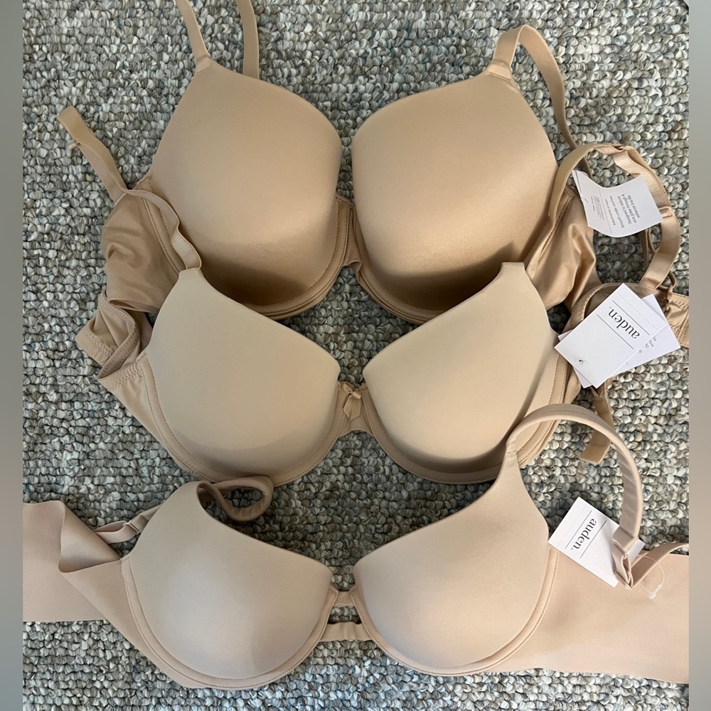 NWT Set of 3 Auden Bras 36C
